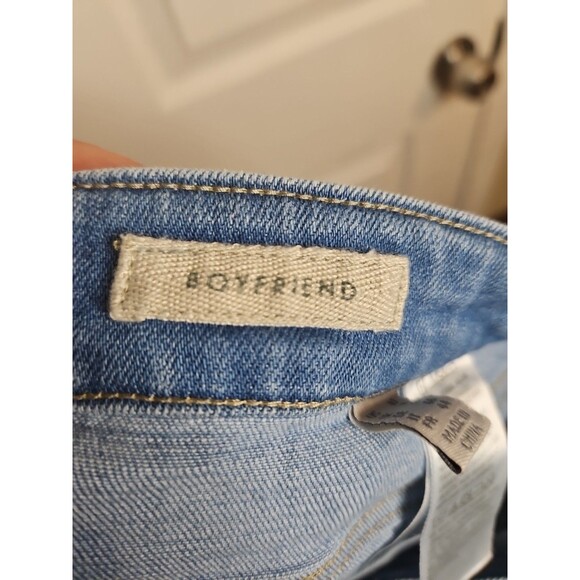 LOGO Jeans by Lori Goldstein Womens Size 10 Boyfriend Medium Wash High Rise - Picture 4 of 5